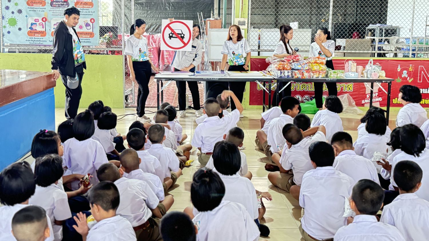 Thai AISIN Group Safety To School at Wat Pathumawas School, Rayong Province (3).jpg